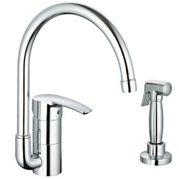 Grohe Eurostyle Kitchen Faucet W Side Spray Allied Phs 33980001 Grohe Eurostyle Square