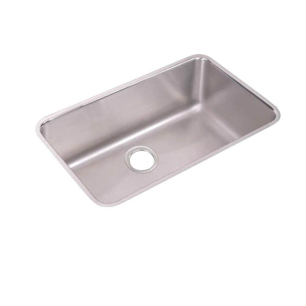 Elkay Gourmet Stainless Steel Single Bowl Undermount Sink 30 1 2 X 18 1 2
