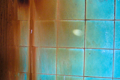 rusted bathroom tiles