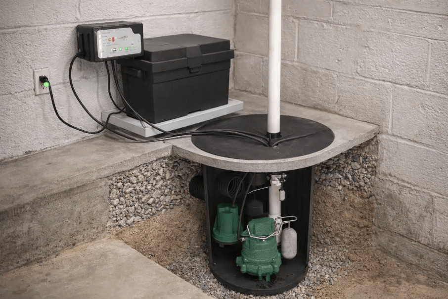 Primary and Backup Sump Pump