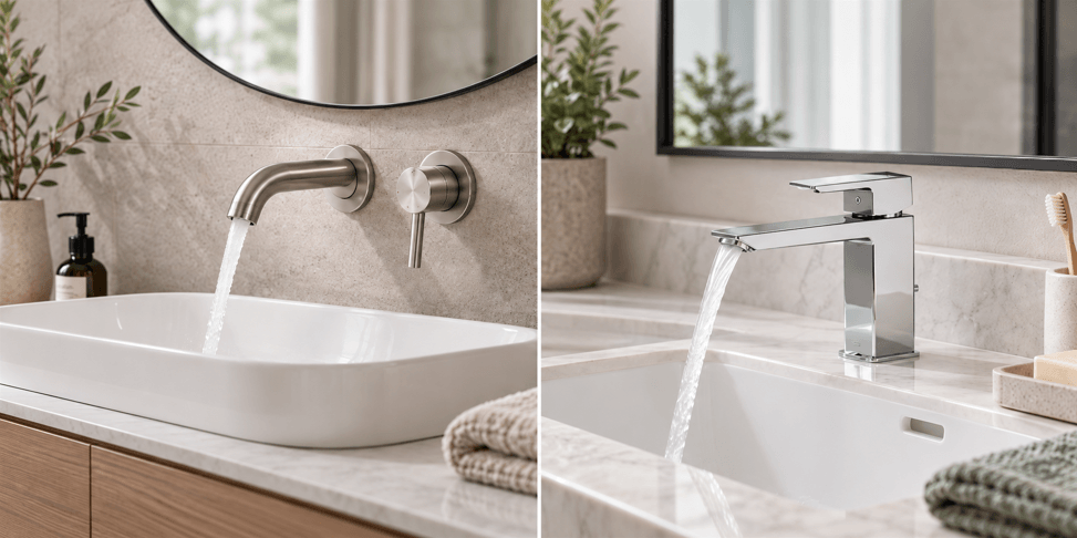 Wall-Mount vs. Deck-Mount Bathroom Faucets